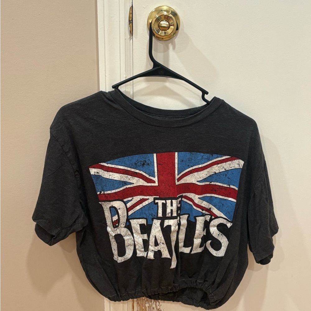The Beatles Kids Black Graphic T-Shirt